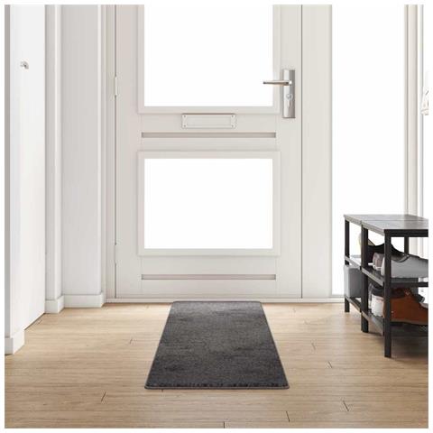 Runner in Moquette Grigio 50 x 300 cm 100% Polipropilene Tuft - Foto 2