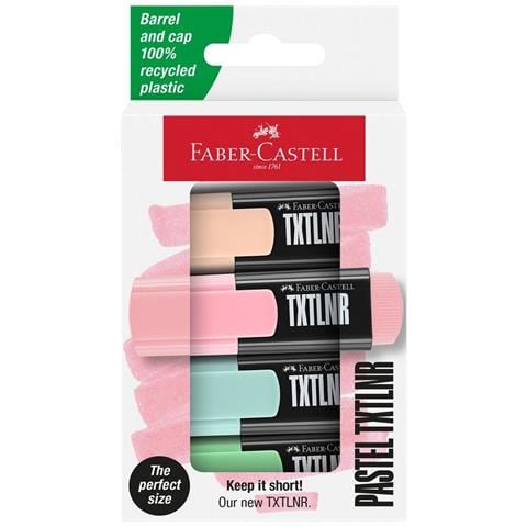 154214 evidenziatore 4 pz Corallo, Verde, Verde chiaro, Rosa - Foto 1