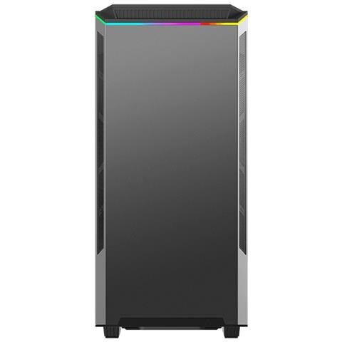 Tower Case ATX MIDI USB 3.0 PC Computer ARGB Nero Gaming Vetro Finestra LED Paladin T801 - Foto 2
