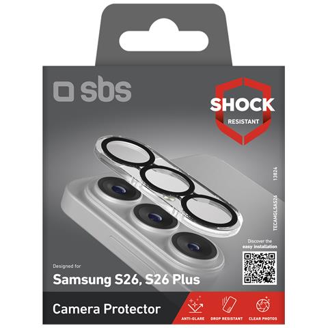 TECAMGLSAS26 protezione per lo schermo e il retro dei telefoni cellulari Protezione per obiettivo della fotocamera Samsung 1 pz - Foto 2