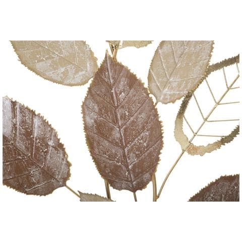Decorazione In Metallo 3d Foglia 30-multicolore-metallo-66x5x116,8 Cm - Foto 2
