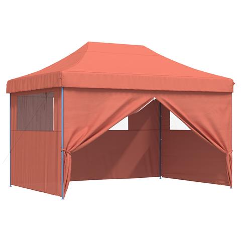 Tenda Party Terracotta 279 x 410 x 315 cm Tessuto Oxford - Foto 1