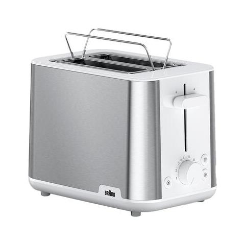 HT 1510 8 2 fetta /e 900 W Acciaio inox, Bianco - Foto 1