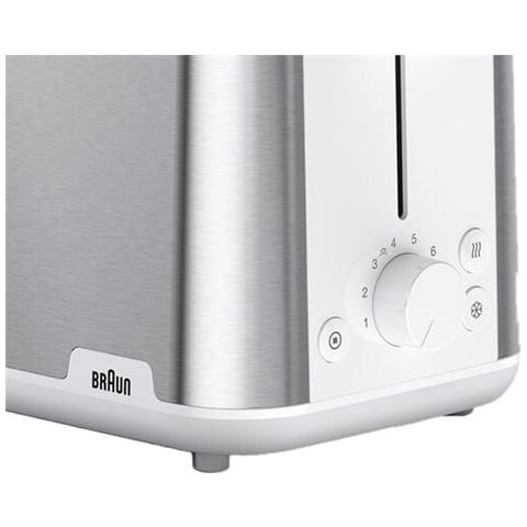 HT 1510 8 2 fetta /e 900 W Acciaio inox, Bianco - Foto 4