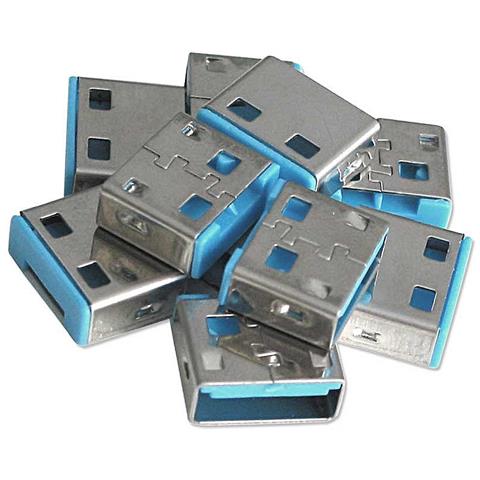 Serrature addizionali per porte USB Blu - Foto 2