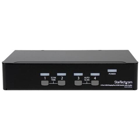 Switch KVM DisplayPort USB a 4 porte con audio - Foto 2