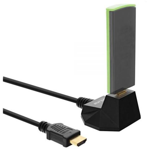 cavo prolunga high speed hdmi con base di supporto, 4k2k, maschio / femmina, nero / dorato, 3m - Foto 2