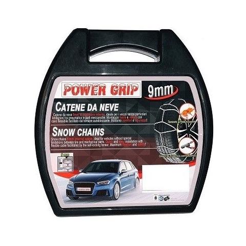 Catene da neve a rombo spessore 9mm per auto pneumatico 185//55R15