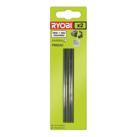 Set Di 2 Coltelli Monouso In Metallo Duro Ryobi Per Pialle 82mm Pb82a2 - Foto 3
