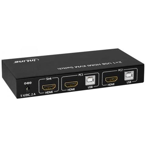 KVM Switch, 2-Fach HDMI 4K2K mit Audio - Foto 2