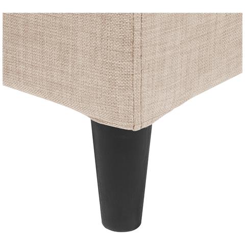 Letto Sfoderabile In Tessuto Beige 180 X 200 Cm Fitou - Foto 19