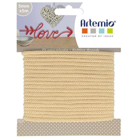 Filato Per Maglieria 5 Mm X 5 M - Vaniglia - Foto 1