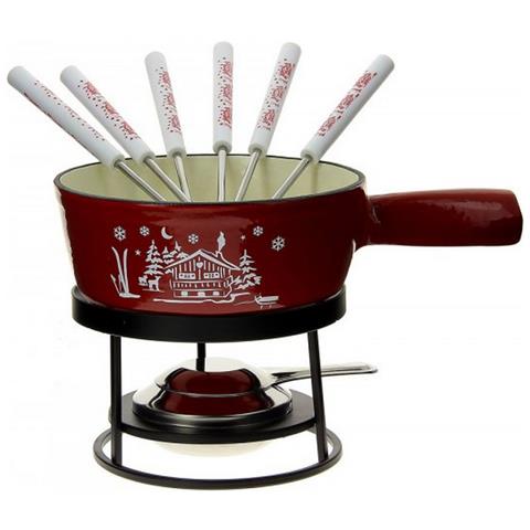Set per Fonduta HHF-078 Colore Rosso - Foto 1