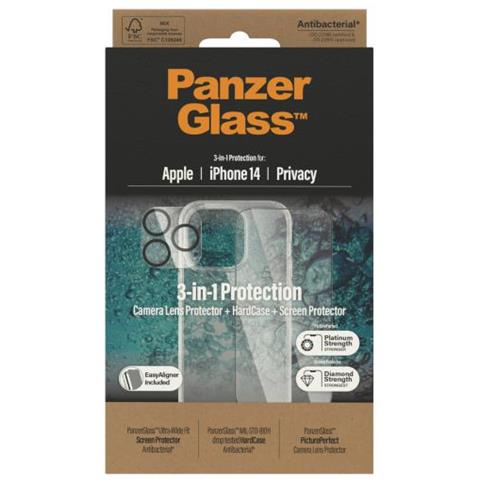 Pg Bund Iph 2022 6.1uwf Prv Scrprt Hc Pp Pellicola Proteggischermo Trasparente Apple 1 Pz - Foto 2