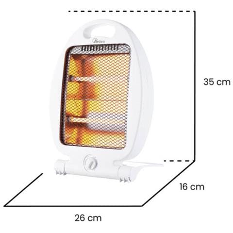 Stufetta Elettrica al Quazo AR435C FLEXO MINI Potenza 800 Watt Colore Verde Chiaro - Foto 3