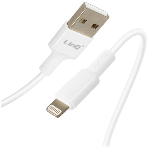Cavo Usb / Lightning 2,4a Ricarica E Sincronizzazione Rapida 3 Metri, Bianco - Foto 1