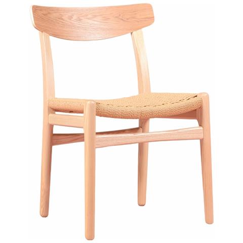 Sedia Da Pranzo Scandinava In Legno Di Frassino - Liam - Foto 1