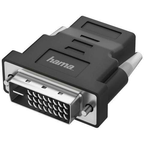 Adattatore HDMI F /DVI-D M, Ultra HD 4K, Dual Link, nero - Foto 1