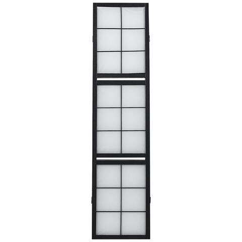 Paravento 3 Pannelli Legno Nero 170 X 120 Cm Gomagoi - Foto 8