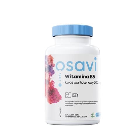 Osavi Vitamina B5 Acido Pantotenico 200mg 180 Capsule - Foto 1