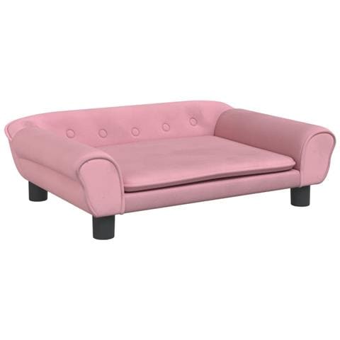 Divano Per Bambini Rosa 70x45x26 Cm In Velluto - Foto 2