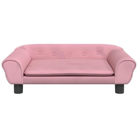 Divano Per Bambini Rosa 70x45x26 Cm In Velluto - Foto 3