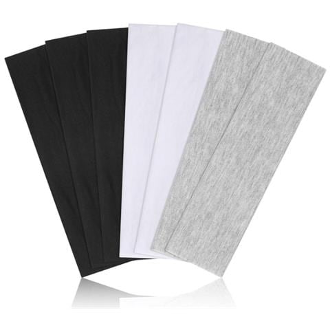 Fasce Per Capelli Da Donna, Fasce Sportive Antiscivolo, Confezione Da 7 - Foto 1