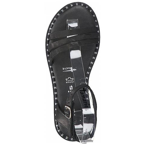 Black Low Heel Sandals Sandali Pelle Scarpe Donna Nero Eu 36, 28121 001 - Foto 3