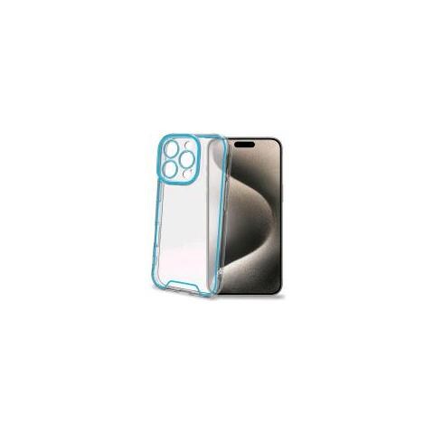 Apple Iphone 16 Pro Custodia In Tpu Trasparente Con Bordi Che Si Illuminano Al Buio Di Blu - Foto 1