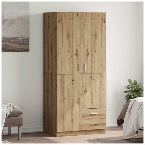 Armadio Rovere Artigianale 80x52x180 Cm In Legno Multistrato - Foto 1