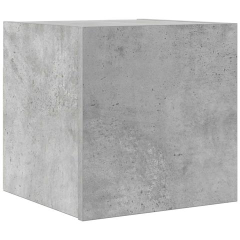 Mobile Porta Tv A Parete Grigio Cemento 30,5x30x30 Cm - Foto 1