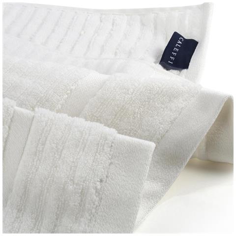 Asciugamano Con Ospite Spugnissima Stripe In Cotone Colore Bianco Misura Standard - Foto 2