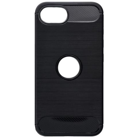 Custodia B-case Tpu Silicone Cover Case Per Apple Iphone 16e Carbon Metal Black - Foto 2