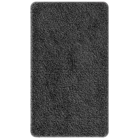 Tappeto da bagno Grigio scuro 70 x 120 cm Polipropilene - Foto 1
