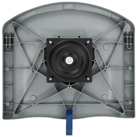 Set Sedile per Barca Pieghevole 2pz con Cuscino Blu-Bianco - Foto 9