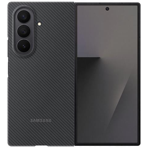 Galaxy Z Fold7 Carbon Shield Case Nera - Foto 1