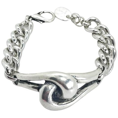 Bracciale ""dipaut"" In Catena Leggera Placcata Argento - Foto 1