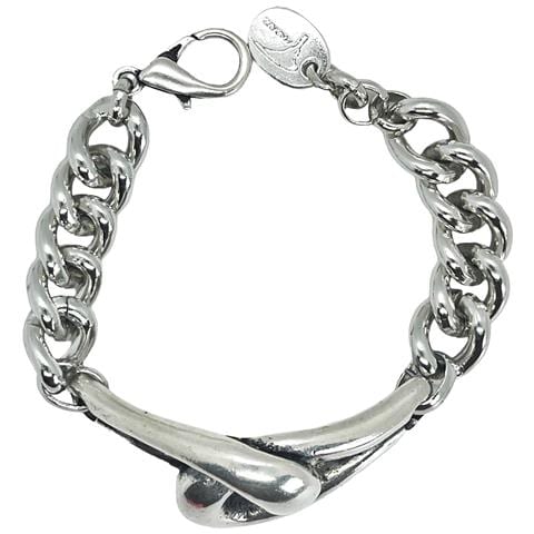 Bracciale ""dipaut"" In Catena Leggera Placcata Argento - Foto 2