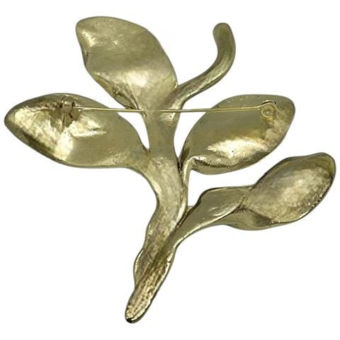 Spilla Rebirth In Placcatura Oro ottone Vintage Design - Foto 2