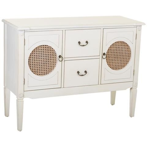 Mobile Da Ingresso In Legno Con Griglie Bianche 106x40x78h - Foto 1