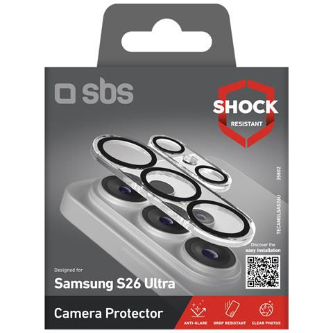 TECAMGLSAS26U protezione per lo schermo e il retro dei telefoni cellulari Protezione per obiettivo della fotocamera Samsung 1 pz - Foto 2