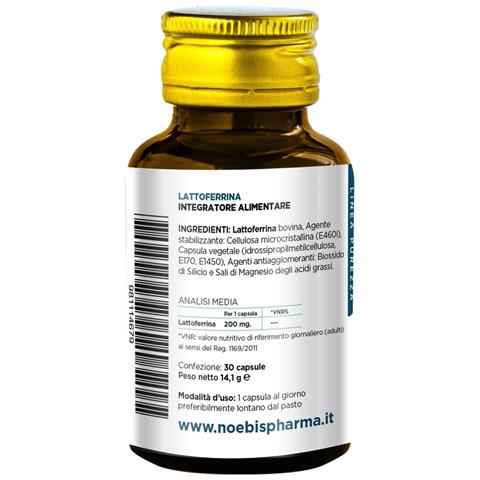 Lattoferrina 200 mg 30 Capsule - Alto Grado di Purezza - Formula Essenziale in Capsule - Foto 2