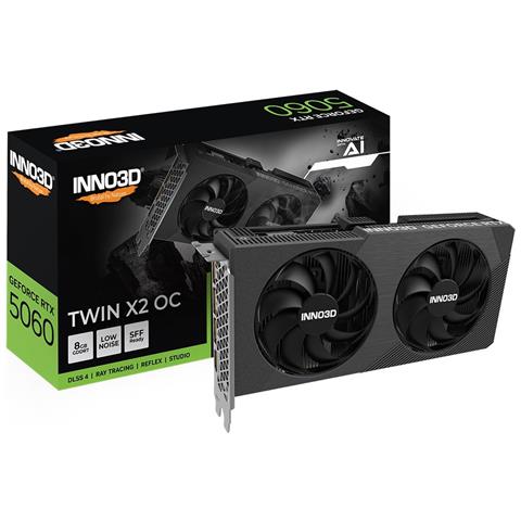 GeForce Scheda Grafica RTX 5060 TWIN X2 OC V2 NVIDIA 8 GB GDDR7 - Foto 1