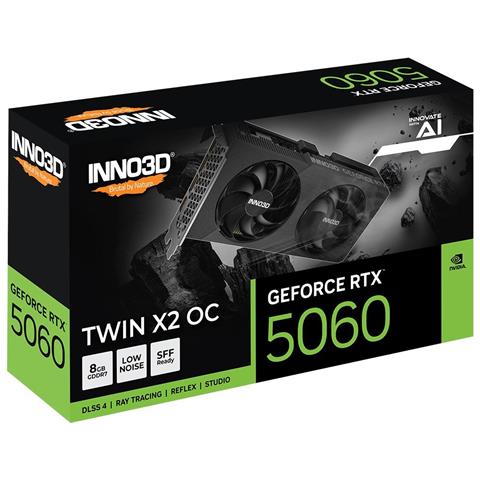 GeForce Scheda Grafica RTX 5060 TWIN X2 OC V2 NVIDIA 8 GB GDDR7 - Foto 3