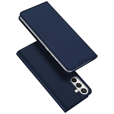 Cover per Galaxy S25 FE - Pelle /PU, Blu - Foto 1