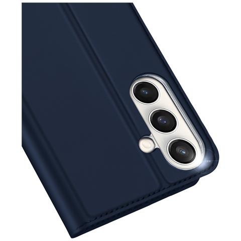 Cover per Galaxy S25 FE - Pelle /PU, Blu - Foto 2