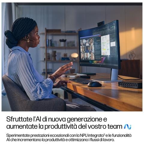 EliteDesk 8 Mini G1a Desktop Next Gen AI PC Wolf Pro Security Edition Copilot+ PC AMD Ryzen AI 5 340 32 GB DDR5-SDRAM 512 GB SSD Windows 11 Pro Mini PC - Foto 19