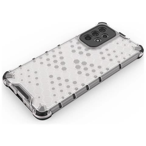 Custodia A Nido D'ape Con Cornice In Gel Per Samsung Galaxy A73, Di Colore Blu. - Foto 1