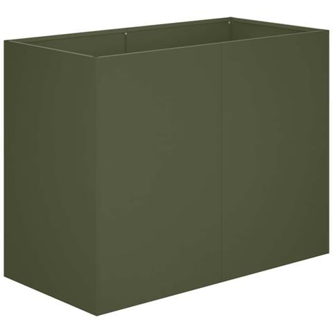Vaso da giardino Verde Oliva 80 x 40 x 60 cm - Foto 1