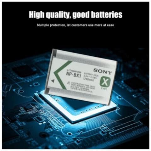 Batteria per fotocamera BX1, NP-BX1, DSC RX1 RX100 M3 M2 - Foto 2